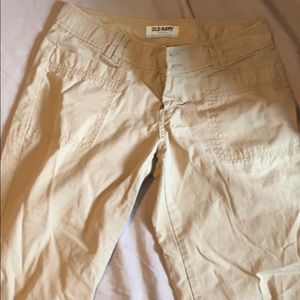 Old a navy khakis
